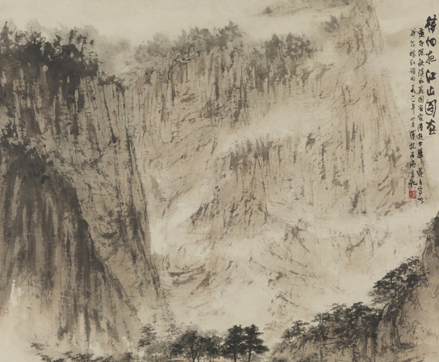 《待細(xì)把江山圖畫》100×111.5cm，1961年